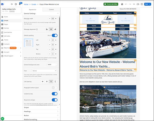 Bobs Yachts Inside NewZapp V3